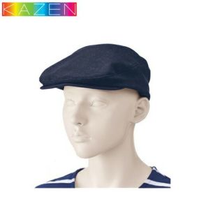 帽子 制服 ユニフォーム KAZEN カゼン ハンチング APK485-98 飲食店 カフェ ベーカリー パン屋 レストラン おしゃれ かわいい 可愛い かっこいい デニム ベルト サイズ調整可
