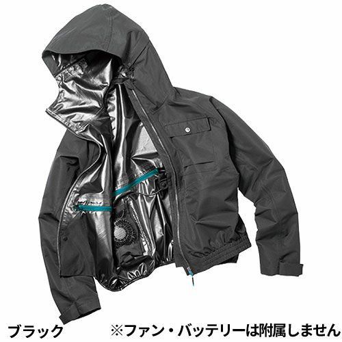 新品未使用品】MARKAWARE シルクショートレインジャケット 24AW 黒