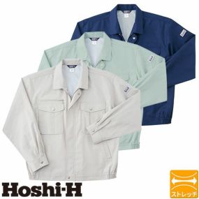 作業服 ブルゾン ホシ服装 長袖ブルゾン 5310 作業着 春夏 ストレッチ 二層構造糸