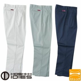 作業服 パンツ スラックス ホシ服装 パンツ 450 作業着 通年 秋冬 マイクロ起毛 帯電防止