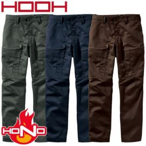 難燃カーゴ カーゴパンツ 作業服 作業着 パンツ ズボン 村上被服 鳳皇 HOOH HONO 4404 難燃 燃えにくい 耐炎 耐熱 制電 綿100 コットン 通年 秋冬 ユニフォーム メンズ おしゃれ かっこいい ボトムス ワーク ウェア 溶接 工場 鋳造 アウトドア バーベキュー BBQ DIY JIS規格適合 ISO規格適合