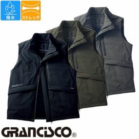 タカヤ商事 TAKAYA GRANCISCO グランシスコ 防寒ベスト 防寒ベスト チョッキ 防寒 インナー アウター 作業用ベスト 保温 人気 安い 防寒着 おしゃれ 暖かい 秋冬用 最強 かっこいい 作業着 おすすめ ワーク マン メンズ 防寒ウェア 屋内作業 屋外作業 あったか 防寒グッズ GC-W587