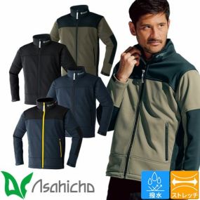 作業服 ブルゾン Asahicho 旭蝶繊維 WINDSTOPPER ウインドストッパー ソフトシェルジャケット 51038 作業着 通年 秋冬 防風 透湿 耐水 撥水 ストレッチ 反射材 アウトドア タウンユース スポーツ 作業服 ブルゾン Asahicho 旭蝶繊維 WINDSTOPPER ウインドストッパー
