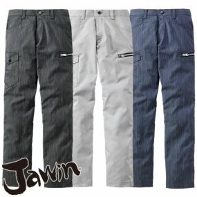 Jawin ストレッチ ノータック カーゴパンツ 自重堂 53402 作業服 作業着 ズボン ボトムス 秋冬 通年 綿 ポリエステル 伸びる 作業 工事 土木 塗装 DIY diy 防寒 楽 男女兼用 おしゃれ かっこいい かわいい 可愛い おすすめ