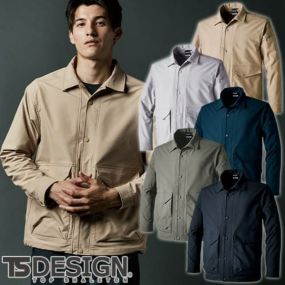 作業服 ジャンパー 藤和 TS Design エコハイブリッドダブルクロスコーチジャケット 4617 作業着 通年 秋冬作業着 作業服 ジャンパー