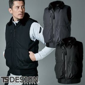 藤和 TS Design ウィンターフライトベスト 防寒ベスト チョッキ 防寒 インナー アウター 作業用ベスト 保温 人気 安い 防寒着 おしゃれ 暖かい 秋冬用 最強 かっこいい 作業着 おすすめ ワーク マン メンズ 防寒ウェア 屋内作業 屋外作業 あったか 防寒グッズ 46328