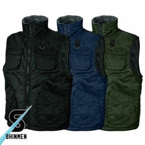 防寒ベスト シンメン 裏ボアベスト 1620 作業着 防寒 作業服防寒ベスト 作業着 作業服