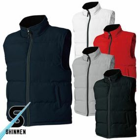 防寒ベスト シンメン 中綿防寒ベスト 1680 作業着 防寒 作業服防寒ベスト 作業着 作業服