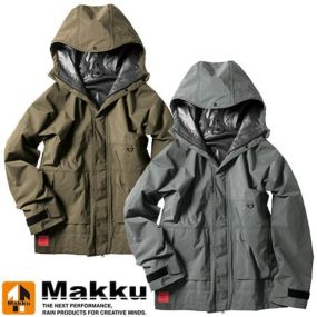 レインジャケット Makku マック ハードシェルプロテクトジャケット AS-1160 レインウエア 合羽 カッパ合羽 レインウエア ジャケット