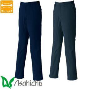 パンツ ノータック 作業服 作業着 春夏 通年 オールシーズン ストレッチ 帯電防止 E8707 Asahicho 旭蝶繊維 おしゃれ レディース 女性用 かわいい 人気 企業 制服 ワーク ワークウェア 作業 工場 外作業 仕事 土木 工事 現場 大きいサイズ