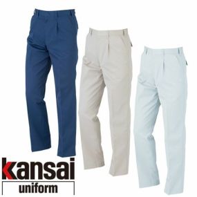 パンツ スラックス 作業服 作業着 通年 オールシーズン 制電 K10004 10004 大川被服 kansai uniform カンサイユニフォーム おしゃれ かっこいい 人気 企業 制服 ワーク ワークウェア 作業 工場 外作業 仕事 土木 工事 現場
