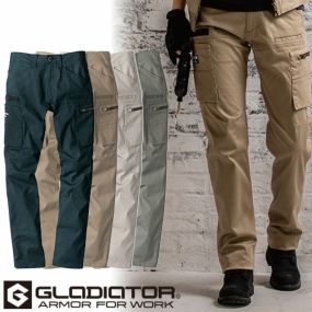 作業服 カーゴパンツ コーコス信岡 CO-COS  ストレッチマイクロヘリンボンカーゴパンツ GA-3935 作業着 通年 秋冬 オールシーズン対応 ワンウォッシュ加工 おしゃれ カッコいい アウトドア DIY