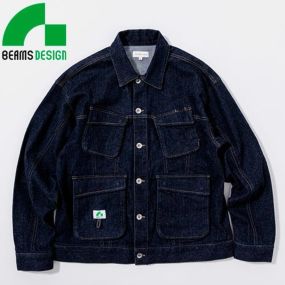 作業服 デニム 桑和 SOWA  BEAMS DESIGN 長袖ブルゾン 2702-00 作業着 通年 秋冬 カッコいい タウンユース アウトドア スポーツ カジュアル