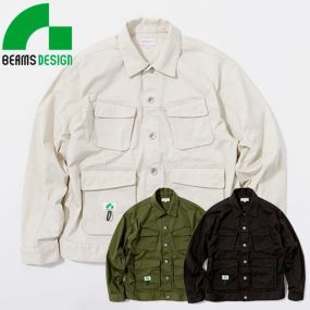 作業服 ブルゾン 桑和 SOWA  BEAMS DESIGN 長袖ブルゾン 4702-00 作業着 通年 秋冬 カッコいい タウンユース アウトドア スポーツ カジュアル