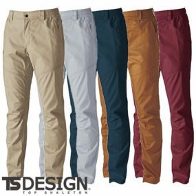 作業服 パンツ スラックス 藤和 TS Design  ハイブリッドコットンライトパンツ 3602 作業着 春夏 軽量 ストレッチ 吸汗速乾 シンプル カッコいい おしゃれ タウンユース アウトドア 男女兼用
