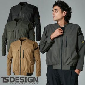 作業服 ブルゾン 藤和 TS Design  TS4Dニッカーズジャケット 50346 作業着 春夏 高通気 制電 ドライ シンプル カッコいい おしゃれ タウンユース アウトドア 男女兼用