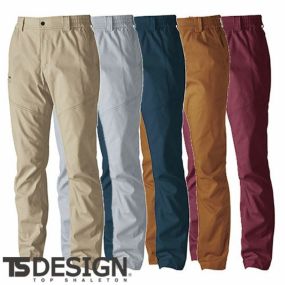 作業服 パンツ スラックス 藤和 TS Design  ハイブリッドコットンパンツ 3612 作業着 通年 秋冬 軽量 ストレッチ シンプル カッコいい おしゃれ タウンユース アウトドア 男女兼用