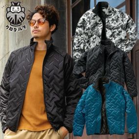 防寒ジャンパー クロダルマ  防風中綿ストレッチジャケット 54387 作業着 防寒 作業服 防寒 防風 軽量 ストレッチ 中綿 アウトドア タウンユース カジュアル