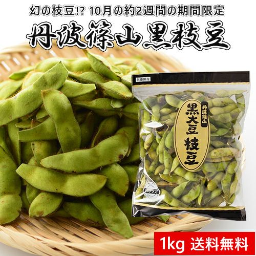 丹波篠山産黒枝豆 2025年予約販売 10月の約2週間だけの限定販売 濃厚で