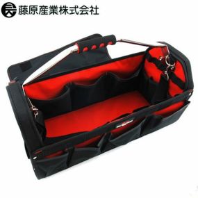 バッグ 藤原産業 SK11 ツールキャリーバッグPRO L STC-L 作業用 工具入れ 布 大容量 カバー付き 道具ケース 収納ケース ツールケース 大工 電気工事