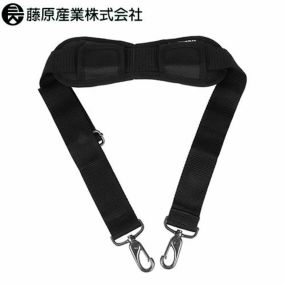 バッグ 藤原産業 SK11 フィットショルダーベルト 立体成型クッションパッド SFSB-CP 肩紐 太目 パッド付 クッション付き アウトドア 疲労軽減 黒