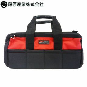 バッグ 藤原産業 SK11 ツールバッグ L STB-450 作業用 工具入れ 布 大容量 カバー付き 道具ケース 収納ケース ツールケース 大工 電気工事
