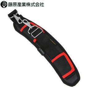 バッグ 藤原産業 E-Value サポートショルダーベルト ETP-SBDX 肩紐 太目 パッド付 クッション付き アウトドア 疲労軽減 黒