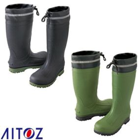 長靴 先芯入りTPE長靴 安全靴 AZ-4715 AITOZ アイトス 軽量 軽い 先芯あり 疲れにくい 作業靴 メンズ 男性用 かっこいい おしゃれ ワーク 作業 工場 倉庫 外作業 仕事 土木 工事 現場 鋼製先芯 おしゃれ かっこいい