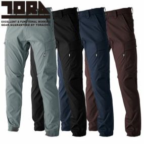 作業服 カーゴパンツ 寅壱 TORA カーゴジョガーパンツ 3560-235 作業着 通年 秋冬 カッコいい おしゃれ 人気 ストレッチ ドライ 防風