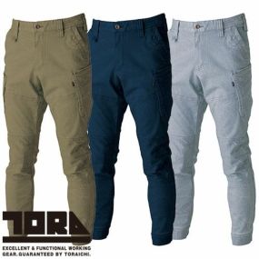 作業服 カーゴパンツ 寅壱 TORA カーゴジョガーパンツ 3550-235 作業着 通年 秋冬 カッコいい おしゃれ 人気 ストレッチ