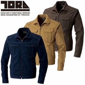 作業服 ブルゾン 寅壱 TORA 長袖ブルゾン 3900-124 作業着 通年 秋冬 カッコいい おしゃれ 人気 ストレッチ