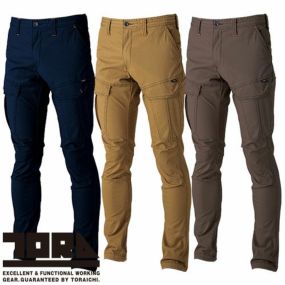 作業服 カーゴパンツ 寅壱 TORA カーゴパンツ 3900-219 作業着 通年 秋冬 カッコいい おしゃれ 人気 ストレッチ
