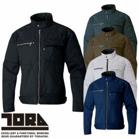 作業服 ブルゾン 寅壱 TORA 長袖ブルゾン 3920-124 作業着 通年 秋冬 カッコいい おしゃれ 人気 制電