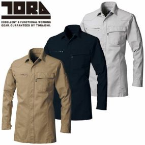 作業服 長袖シャツ 寅壱 TORA 長袖シャツ 3922-125 作業着 通年 秋冬 カッコいい おしゃれ 人気