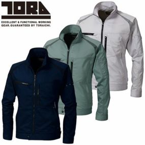 作業服 ブルゾン 寅壱 TORA 長袖ブルゾン 2130-124 作業着 通年 秋冬 カッコいい おしゃれ 人気 ストレッチ 軽量 T8118 JIS制電規格対応