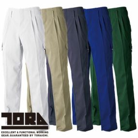 作業服 カーゴパンツ 寅壱 TORA ツータックパワー 2530-207 作業着 通年 秋冬 カッコいい おしゃれ 人気 制電