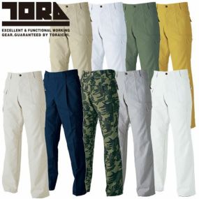 作業服 カーゴパンツ 寅壱 TORA ブッシュパンツ 4441-701 作業着 通年 秋冬 カッコいい おしゃれ 人気 日本製素材