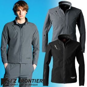 作業服 ブルゾン アイズフロンティア I'Z FRONTIER  エアーレイヤーA.D.ストレッチワークジャケット #3840 作業着 通年 秋冬 タウンユース アウトドア スポーティ カッコいい おしゃれ