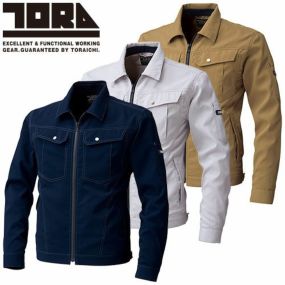 作業服 ブルゾン 寅壱 TORA 長袖ブルゾン 3301-124 作業着 春夏 カッコいい おしゃれ 人気 ストレッチ 軽量 速乾性 シンプル 企業 会社 制服 丈夫
