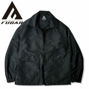 作業服 ジャンパー おたふく手袋  FUBAR ユーティリティー コーチジャケット FB-239 作業着 通年 軽量 シンプル ゆったりめ カジュアル アウトドア スポーツ タウンユース カッコいい