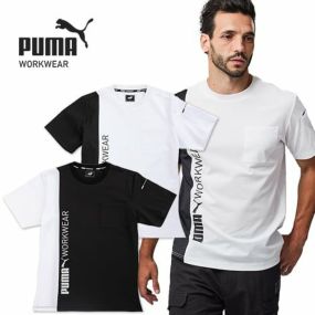 【メール便対応】Tシャツ 半袖 プーマ ワークウェア PUMA WORKWEAR 作業ウェア PUMA 半袖Tシャツ PW-3033N 半袖Tシャツ半袖Tシャツ カジュアル