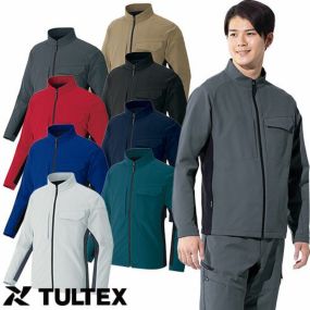 作業服 ブルゾン AITOZ アイトス  TULTEX 長袖ブルゾン（男女兼用） AZ-4230 作業着 春夏 会社 工場 店舗 運送 制服 カラー豊富 サイズ豊富 動きやすい 制電 UVカット 軽量 吸汗速乾 遮熱