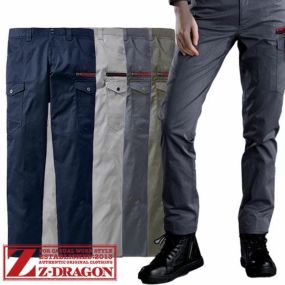 作業着 作業服 カーゴパンツ 春夏 Z-DRAGON エコストレッチノータックカーゴパンツ 77402 作業着 春夏 SDGs エコロジカル リサイクル素材 再生糸 男女兼用 シャープなスタイル スタイリッシュ カジュアル