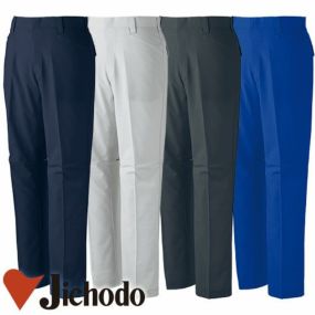 作業着 作業服 スラックス 春夏 エコ製品制電ストレッチノータックパンツ 15001 作業着 春夏 SDGs エコロジカル 環境配慮型 植物由来 エコマーク グリーン購入法対応 帯電防止 男女兼用 会社 工場 倉庫 企業 制服