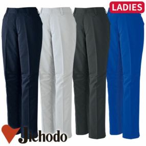 作業着 作業服 レディース パンツ 春夏 エコ製品制電ストレッチレディスパンツ（裏付） 15006 作業着 春夏 SDGs エコロジカル 環境配慮型 植物由来 エコマーク グリーン購入法対応 帯電防止 男女兼用 会社 工場 倉庫 企業 制服